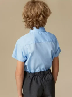 Blue School Short Sleeve Shirt 3 Pack 12 Years 16 Blue School Short Sleeve Shirt 3 Pack 12 Years -Hush Puppies Clothing Sale tuc128769978 Blue R Z006A