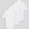 White Teen Short Sleeve Shirts 3 Pack 18 Years -Hush Puppies Clothing Sale tuc129957938 White R Z002A