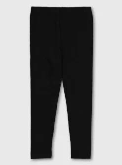 Black Plain Leggings - 6 Years -Hush Puppies Clothing Sale tuc131355485 Black R Z001A
