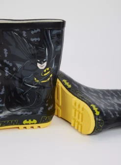 DC Comics Batman Black Wellies - 13 Infant -Hush Puppies Clothing Sale tuc137935798 Black R Z003A