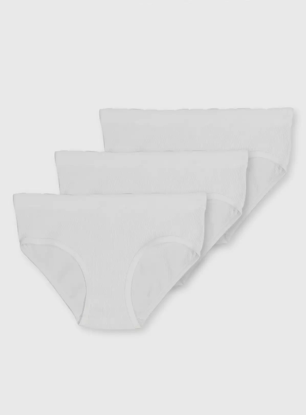 White Seamless Briefs 3 Pack 6-8 Years 3 White Seamless Briefs 3 Pack 6-8 Years