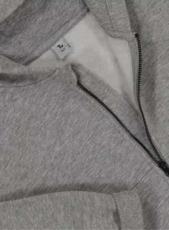 Grey Marl Zip-Through Hoodie (3-14 Years) 8 Years