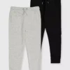 Black & Grey Joggers 2 Pack - 9 Years 2 Black & Grey Joggers 2 Pack - 9 Years -Hush Puppies Clothing Sale tuc140475526 Multi20Coloured R Z001A