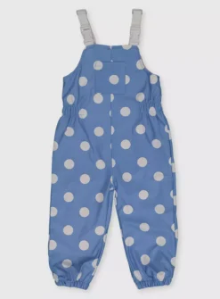 Blue Spot Salopettes - 1-1.5 Years -Hush Puppies Clothing Sale tuc140605407 Blue R Z001A