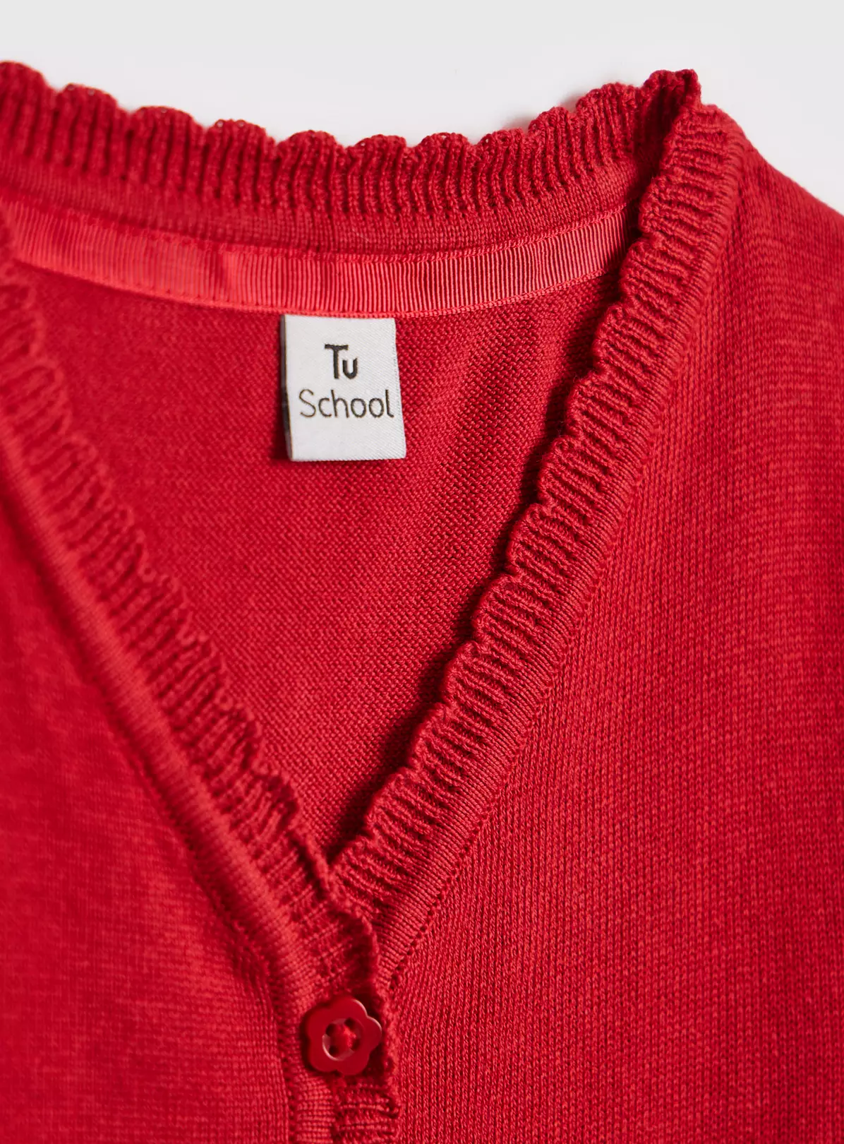 Red Scalloped Cardigan 2 Pack 9 Years 7 Red Scalloped Cardigan 2 Pack 9 Years - Image 5