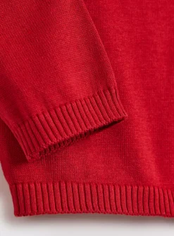 Red Scalloped Cardigan 2 Pack 11 Years