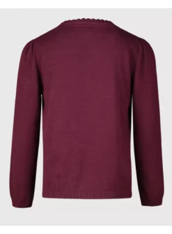 Dark Red Scalloped Cardigan 2 Pack 9 Years