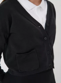 TEEN Black V-Neck Cardigan 14 Years