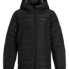 JACK & JONES Junior Black Puffer Jacket 7-8 Years -Hush Puppies Clothing Sale tuc140725409 Black R Z001A