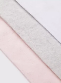 Pink, Grey & White Cotton Rich Tights 3 Pack 7-8 Years -Hush Puppies Clothing Sale tuc140814621 Pink R Z002A