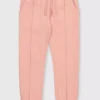Pink Pleated Joggers - 8 Years