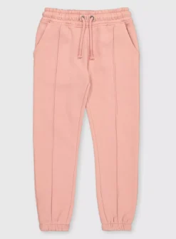 Pink Pleated Joggers - 8 Years