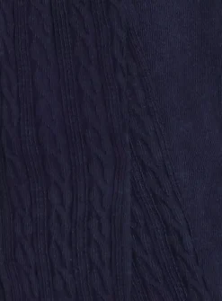 Navy Cable Knit Tights 3 Pack 3-4 Years -Hush Puppies Clothing Sale tuc141151005 Navy R Z002A