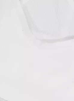 White Ribbed Crop Tops 2 Pack 6-8 Years 5 White Ribbed Crop Tops 2 Pack 6-8 Years -Hush Puppies Clothing Sale tuc141189636 White R Z002A