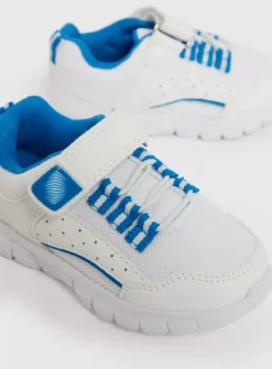 White & Blue Chunky Micro-Fresh® Trainers 6 Infant 7 White & Blue Chunky Micro-Fresh® Trainers 6 Infant -Hush Puppies Clothing Sale tuc141400139 White R Z004A