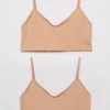 Latte Seamless Stretch Crop Top 2 Pack 4-6 Years 1 Latte Seamless Stretch Crop Top 2 Pack 4-6 Years -Hush Puppies Clothing Sale tuc141424632 Latte20Nude R Z001A