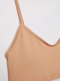 Latte Seamless Stretch Crop Top 2 Pack 4-6 Years -Hush Puppies Clothing Sale tuc141424632 Latte20Nude R Z002A