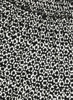 Mono Crinkle Floral Skort - 4 Years