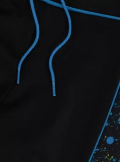 Black Paint Splash Longline Swim Shorts 11 Years -Hush Puppies Clothing Sale tuc141494551 Black R Z002A