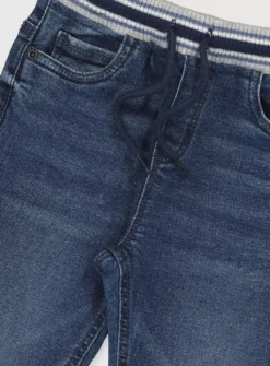 Grey Ribbed Waist Denim Jeans - 3-4 Years -Hush Puppies Clothing Sale tuc141511200 Denim R Z002A