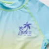 Blue Ombre Rash Vest (3-12 Years) 4 Years