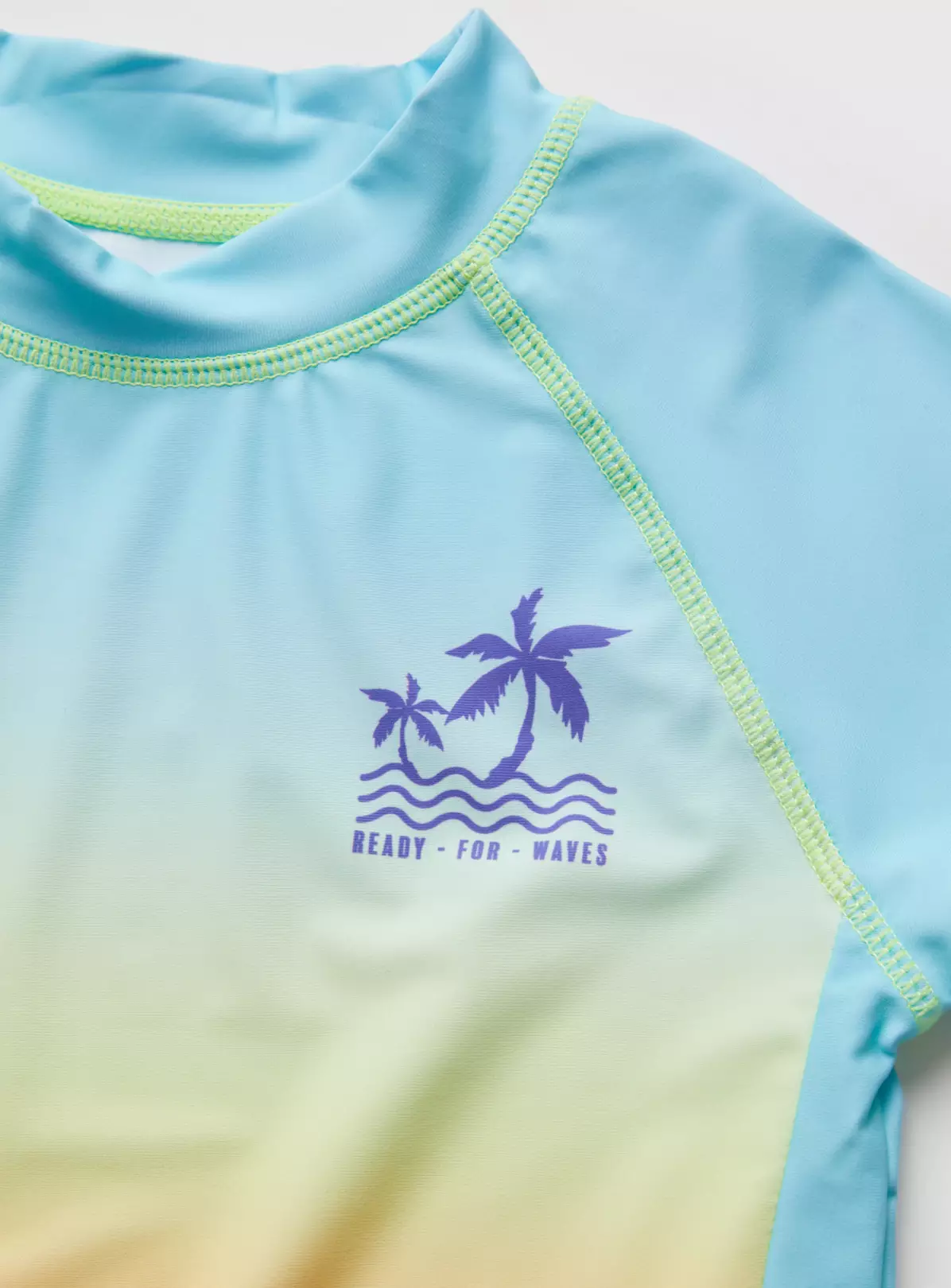 Blue Ombre Rash Vest (3-12 Years) 4 Years 3 Blue Ombre Rash Vest (3-12 Years) 4 Years