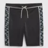 Black & White Check Swim Shorts 12 Years