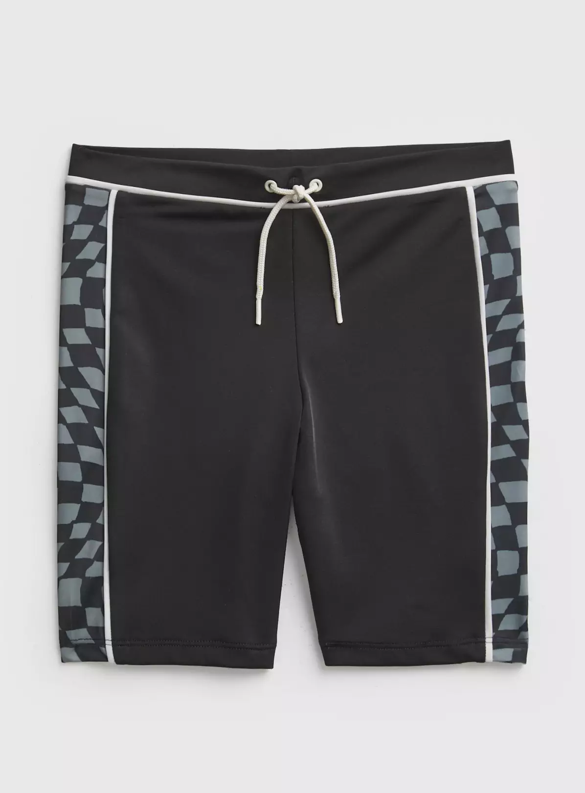 Black & White Check Swim Shorts 7 Years 3 Black & White Check Swim Shorts 7 Years