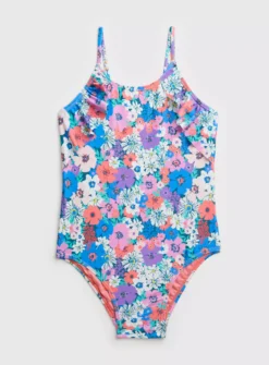 Ditsy Floral Frill Swimsuit 10 Years 5 Ditsy Floral Frill Swimsuit 10 Years -Hush Puppies Clothing Sale tuc142170742 Multi20Coloured R Z001A 5