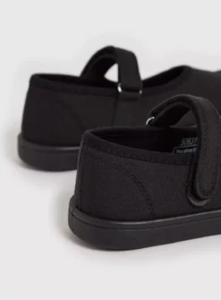 Black Mary Jane Micro-Fresh Plimsolls - 12 Infant 10 Infant -Hush Puppies Clothing Sale tuc142259317 Black R Z003A