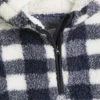 White & Navy Check Hooded Blanket 7-8 Years 1 White & Navy Check Hooded Blanket 7-8 Years -Hush Puppies Clothing Sale tuc142287115 Navy R Z002A