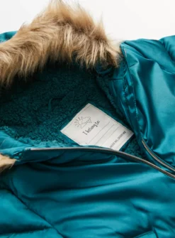 Green Metallic Shower Resistant Padded Coat 11-12 Years -Hush Puppies Clothing Sale tuc142311630 Green R Z002A 1