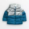 Blue & Silver Metallic Puffer Jacket 5-6 Years -Hush Puppies Clothing Sale tuc142336896 Blue R Z001A 1