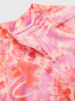 Pink Tie Dye Rash Body 4 Years