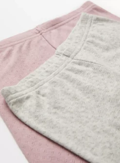 Pointelle Thermal Leggings 2-Pack 3-4 Years
