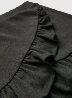 Grey Jersey Ruffle School Skirt 5 Years -Hush Puppies Clothing Sale tuc142548071 Grey R Z002A