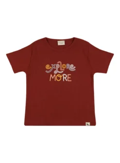 TURTLEDOVE LONDON Brick Slogan T-Shirt - 2-3 Years -Hush Puppies Clothing Sale tuc142590077 Dark20Red R Z004A
