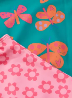 Butterfly & Floral Swimsuit 2 Pack 8 Years -Hush Puppies Clothing Sale tuc142608396 Multi20Coloured R Z002A 4