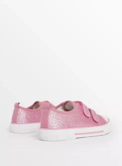 Pink Sparkle Twin Strap Trainers 3 9 Pink Sparkle Twin Strap Trainers 3 -Hush Puppies Clothing Sale tuc142611288 Pink R Z004A