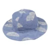 TURTLEDOVE LONDON Rays Print Hat - 2-4 Years -Hush Puppies Clothing Sale tuc142664136 Blue R Z003A