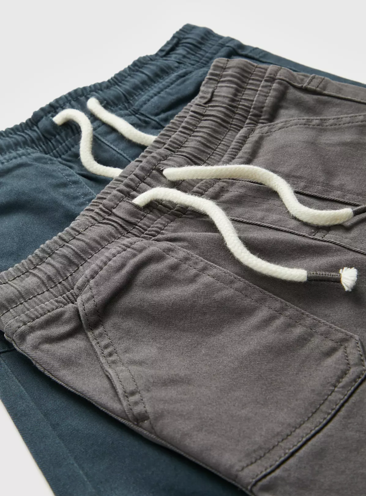 Grey & Navy Woven Trousers 2 Pack 1-1.5 Years 3 Grey & Navy Woven Trousers 2 Pack 1-1.5 Years