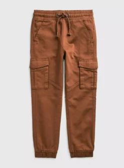 Tan Loop Back Cargo Trousers6 Years