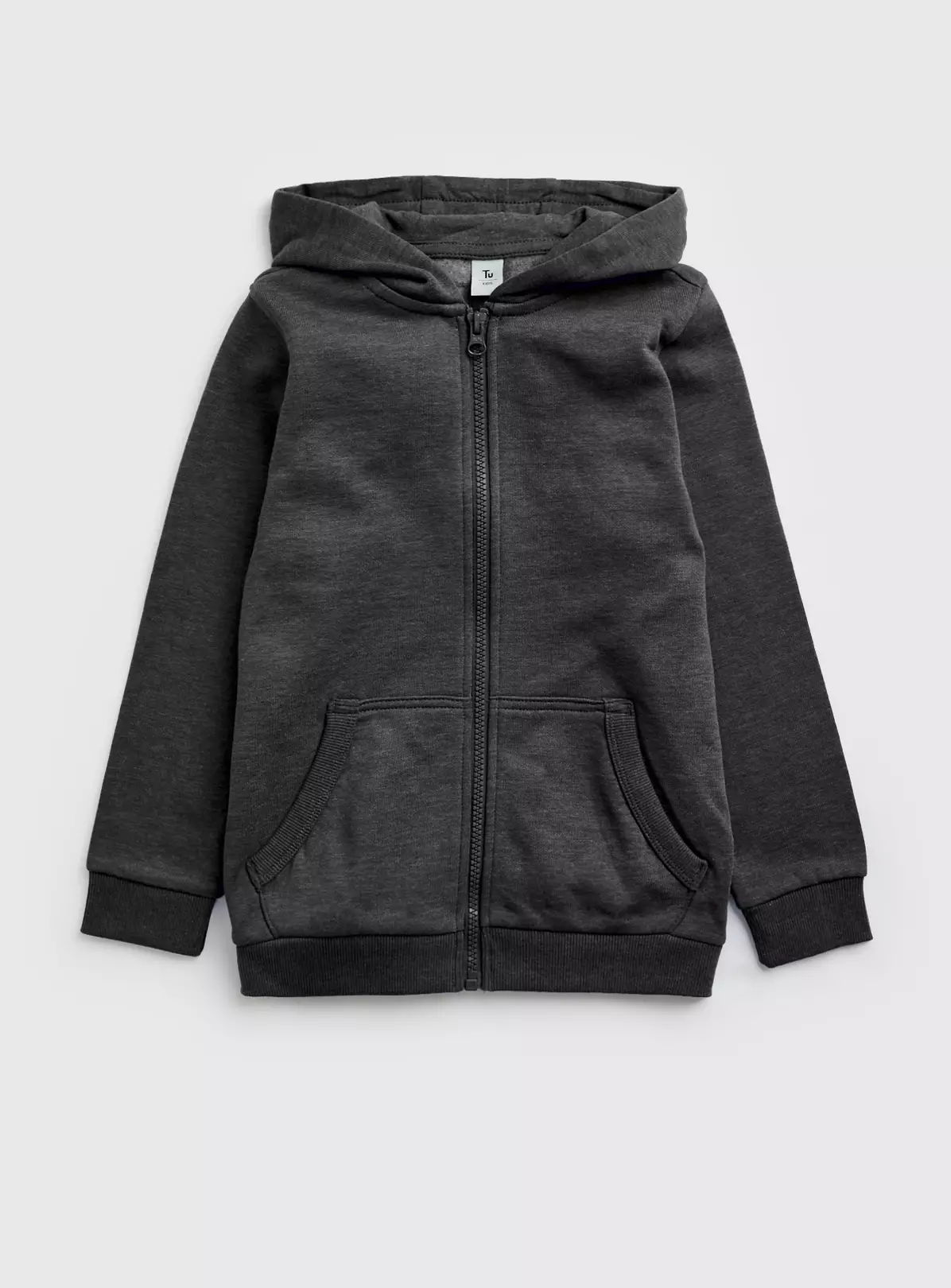 Charcoal Zip Through Hoodie11 Years 3 Charcoal Zip Through Hoodie11 Years