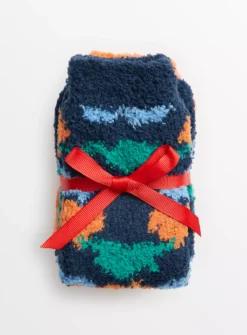 Orange & Navy Stripy Cosy Socks 2 Pack 12.5-3.5 -Hush Puppies Clothing Sale tuc142741040 Multi20Coloured R Z002A