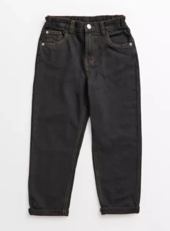 Black Overdyed Mom Jeans 11 Years