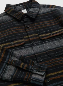Black Stripe Overshirt 14 Years