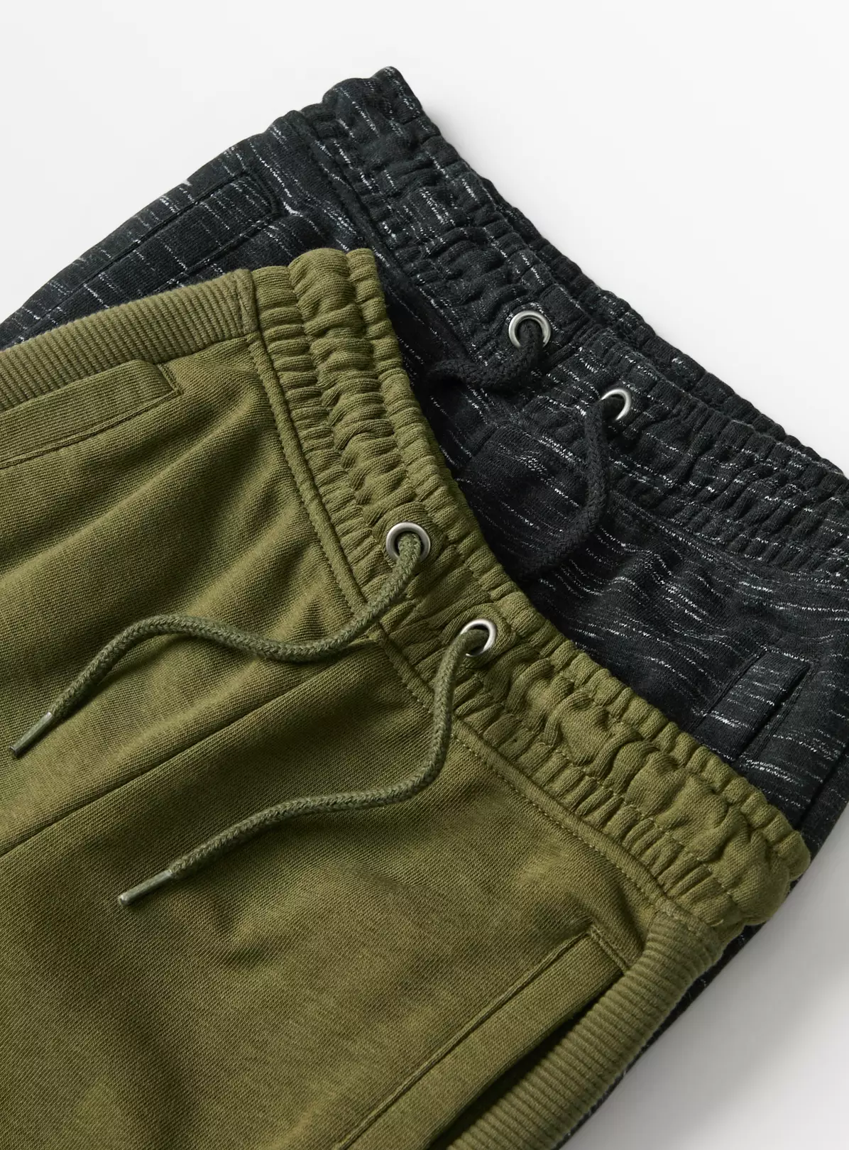 Black Space Dye & Khaki Ottoman Jogger 2 Pack 5 Years 4 Black Space Dye & Khaki Ottoman Jogger 2 Pack 5 Years - Image 2