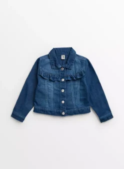 Blue Frill Denim Jacket 1-1.5 Years -Hush Puppies Clothing Sale tuc142829682 Denim R Z001A