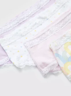 Pink Rainbow Briefs 5 Pack 11-12 Years 8 Pink Rainbow Briefs 5 Pack 11-12 Years -Hush Puppies Clothing Sale tuc142853076 Multi20Coloured R Z004A