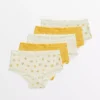 Mustard Floral Briefs 5 Pack 13-14 Years -Hush Puppies Clothing Sale tuc142853498 Cream R Z001A